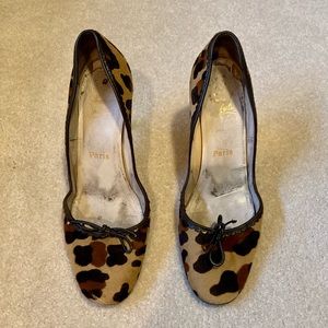 Christian Louboutin Leopard Hair Calf Pumps